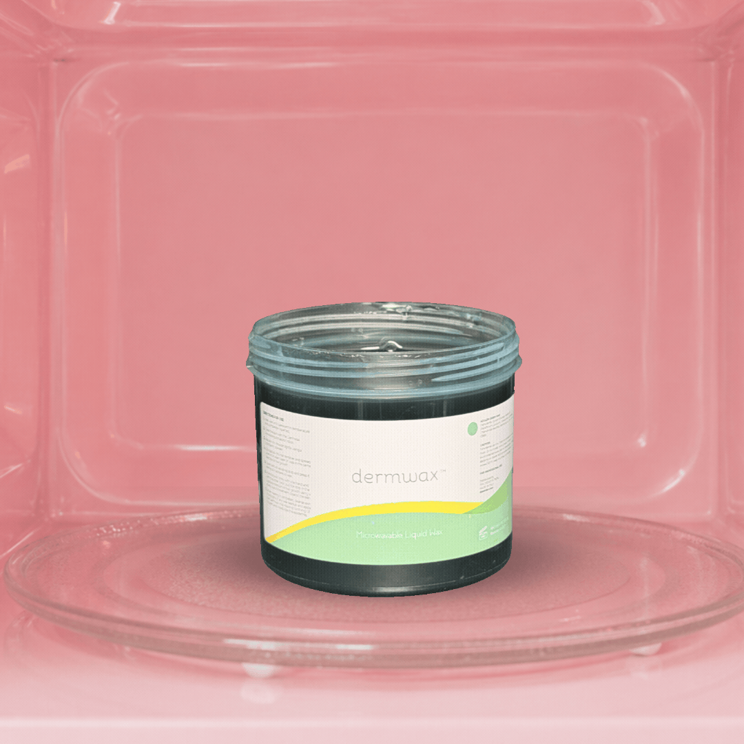 Dermwax Liquid Azulene Green Microwavable Soft Wax, 15.7 oz