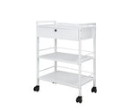 Silverfox Beauty Trolley 1019A for estheticians - 1 Locking Drawer and 2 shelves