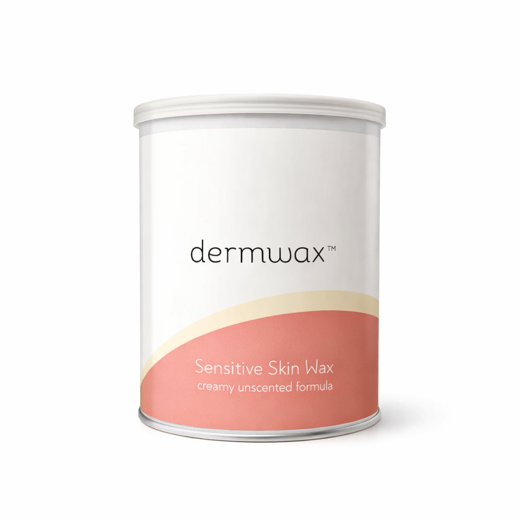 Dermwax Pearl Resin Creamy White Metallic Soft Wax, Tall 28oz
