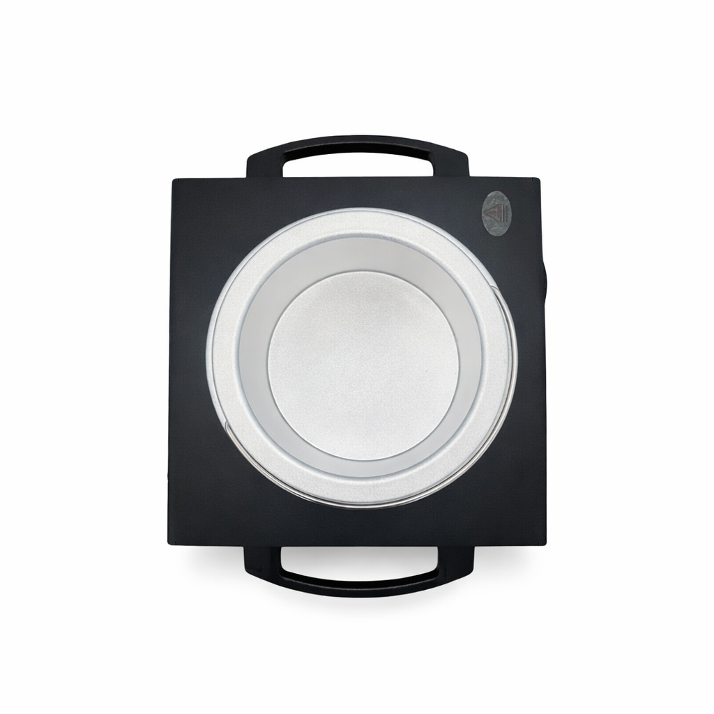 Dermwax Single Wax Warmer, Black with Rose Gold Lid